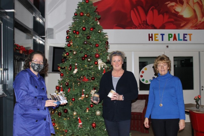Kerstactie 2021 ChristenUnie-SGP bij Vierstroom (22-12-2021)